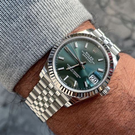 datejust rolex green|2022 rolex datejust 41mm.